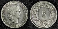 Switzerland 5 Rappen 1938 SWITZERLAND Nickel 1938  UNC Toned KM# 26b (23... 6,83 EUR  zzgl. 12,88 EUR Versand