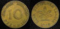 Germany 10 Pfennig Germany - Federal Republic 1949 D Munich Mint KM# 103 (24 255) -