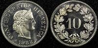 Switzerland 10 Rappen 1982 Switzerland Copper-Nickel 1982 B  GEM BU KM# ... 4,25 EUR  zzgl. 12,88 EUR Versand