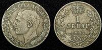 Yugoslavia 1 Dinar 1925 Yugoslavia 	Alexander I Nickel-Bronze 1925  KM# ... 4,25 EUR  zzgl. 12,88 EUR Versand
