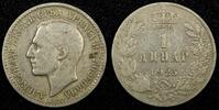 Yugoslavia 1 Dinar 1925 Yugoslavia 	Alexander I Nickel-Bronze 1925  KM# ... 4,25 EUR  zzgl. 12,88 EUR Versand