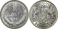 Latvia 1 Lats 1924 Latvia Silver 1924  2 Years Type 23mm KM# 7 (24 335) ... 12,84 EUR  zzgl. 12,88 EUR Versand