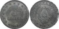 Yugoslavia 5 Dinara 1945 Yugoslavia Zinc 1945  WWII Issue 26.5mm 1 Year ... 6,83 EUR  zzgl. 12,88 EUR Versand