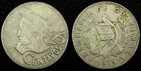 Guatemala 25 Centavos GUATEMALA Copper-Nickel 1979 KM# 278.1 (24 656) -