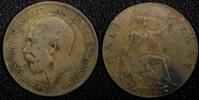 United Kingdom Bronze Great Britain George V 1926 1/2 Penny KM# 824 (24 232) -