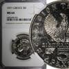 Greece 5 Drachmai 1971 GREECE Constantine II Copper-Nickel 1971  NGC MS6... 36,50 EUR  zzgl. 12,88 EUR Versand