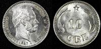 Denmark 10 Øre 1897 DENMARK Christian IX Silver 1897 VBP  UNC KM# 795.2 ... 51,53 EUR  zzgl. 12,88 EUR Versand