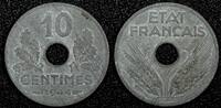 France 10 Centimes 1944 FRANCE Zinc 1944  WWII Issue XF KM# 903 (24 978)... 4,29 EUR  zzgl. 12,88 EUR Versand