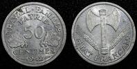 France 50 Centimes 1942 France Aluminum 1942  WWII Issue KM# 914.1 (24 9... 4,29 EUR  zzgl. 12,88 EUR Versand