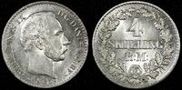 Denmark 4 Skilling Rigsmont 1871 DENMARK Christian IX Silver 1871 CS  ch... 51,53 EUR  zzgl. 12,88 EUR Versand