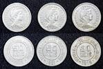 Brazil 50 Reis 1918-1925 BRAZIL Copper-Nickel LOT OF 3 COINS 1918-1925  ... 17,18 EUR  zzgl. 12,88 EUR Versand