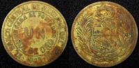 Peru 1 Sol 1943 PERU Brass 1943  1st Year Type WWII Issue Philadelphia M... 4,29 EUR  zzgl. 12,88 EUR Versand