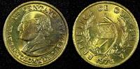 Guatemala 1 Centavo Guatemala Bartolome de las Casas Brass 1978 UNC KM# 275.1 (24 621) -