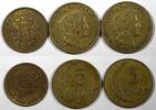 Peru 5 Centavos 1943-1965 PERU BRASS LOT OF 3 COINS 1943-1965  KM# 213.2... 17,18 EUR  zzgl. 12,88 EUR Versand