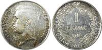 Belgium 1 Franc 1913 BELGIUM Albert I Silver 1913  French text Toned KM#... 10,74 EUR  zzgl. 12,88 EUR Versand