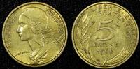 France 5 Centimes 1966 FRANCE Aluminum-Bronze 1966  1st Year Type UNC KM... 2,58 EUR  zzgl. 12,88 EUR Versand