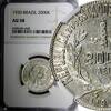 Brazil 2000 Reis 1930 Brazil Silver 1930  NGC AU58 Rio de Janeiro Mint K... 38,65 EUR  zzgl. 12,88 EUR Versand