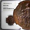 France 5 Centimes 1906 France Bronze 1906  NGC MS63 BN KM# 842 (015) NGC... 68,71 EUR  zzgl. 12,88 EUR Versand