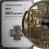 Spain 50 Centimos SPAIN Francisco Franco, Caudillo 1949 (56) NGC MS64 KM# 777 (002) -