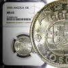 Angola 10 Escudos 1955 ANGOLA Portuguese Colony Silver 1955  NGC MS63 KM... 42,94 EUR  zzgl. 12,88 EUR Versand