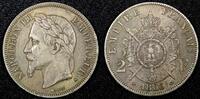 France 2 Francs 1866 FRANCE Napoleon III Silver 1866 A  Paris Mint Toned... 64,42 EUR  zzgl. 12,88 EUR Versand