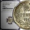 Finland 25 Pennia Finland Silver 1917 S Civil War Coinage NGC MS66 GEM BU KM#19 (18) -