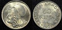 Greece 50 Lepta 1926 Greece Copper-Nickel 1926  Athena Vienna Mint GEM B... 25,77 EUR  zzgl. 12,88 EUR Versand
