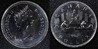 Canada 1982 $ CANADA Elizabeth II PROOF LIKE Nickel 1.00 Dollar PL KM# 120.1 (26 625) -