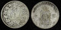 Sweden Ore SWEDEN Oscar II Silver 1876 ST 25 Ore KM# 738 (28 891) -