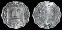 Pakistan 10 Paisa PAKISTAN Aluminum 1996 Lahore Mint UNC /BU KM# 53 (26 718) -