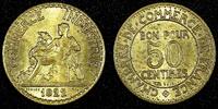 France 50 Centimes 1922 FRANCE Aluminum-Bronze 1922  HIGH GRADE KM# 884 ... 4,29 EUR  zzgl. 12,88 EUR Versand