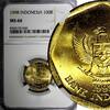 Indonesia 100 Rupiah 1998 INDONESIA 1998  Buffalo Racing NGC MS66 GEM BU... 34,36 EUR  zzgl. 12,88 EUR Versand