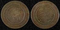 Morocco 2 Mazunas Morocco Abd al-Aziz Bronze 1320 (1903) Fe Fes Mint Y# 15.2 (26 953) -