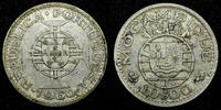 Portugal 10 Escudos Mozambique Portugal Silver 1960 Lisbon Mint 24mm KM# 79 (26 678) -