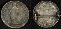 Switzerland 1 Franc 1898 Switzerland Silver 1898  Helvetia standing PIN ... 34,36 EUR  zzgl. 12,88 EUR Versand