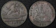 India 5 Cash India-British MADRAS PRESIDENCY Copper 1803 XF KM# 316 (22 503) -