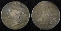 India 1 Rupee India-British Victoria Silver 1840 30.5 mm KM# 458 (27 362) -