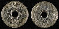 France 25 Centimes France Nickel-Bronze 1939 UNC KM# 867b (27 399) -