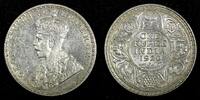 India Rupee India-British George V Silver 1920 (C) Calcutta Mint KM# 524 (27 316) -