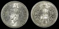 India Rupee India-British George VI Silver 1944 (B) Bombay Mint KM# 557.1 (27 322) -