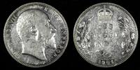 India 1904 Rupee India-British Edward VII Silver Silver (.917) 30.6 mm KM# 508 (338) -