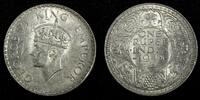 India Rupee India-British George VI Silver 1941 (B) Mint Luster KM# 556 (27 313) -