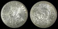 India Rupee India-British George V Silver 1919 (C) Calcutta Mint KM# 524 (27 318) -