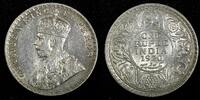 India Rupee India-British George V Silver 1920 (B) Bombay Mint KM# 524 (27 317) -