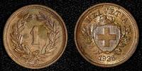 Switzerland 1 Rappen 1936 Switzerland 1936 B  Thin cross UNC KM# 3.2 (27... 10,74 EUR  zzgl. 12,88 EUR Versand