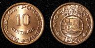 10 Centavo Mozambique Bronze 1960 UNC KM# 83 (27 668) -