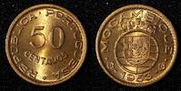 50 Centavos Mozambique Portuguese Colony Bronze 1953 UNC KM# 81 (27 670) -