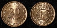 20 Centavos Mozambique Bronze 1961 UNC Toned KM# 85 (27 671) -