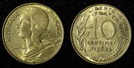 France 10 Centimes 1963 FRANCE Aluminum-Bronze 1963  UNC KM# 929 (27 673... 3,39 EUR  zzgl. 12,88 EUR Versand