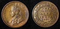 India 1/4 Anna India-British George V 1930 (C) Calcutta UNC/BU Toning KM# 512 (730) -